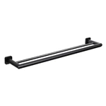 Bathroom Matte Black 36' Towel Bar Double 9012