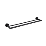 Matte Black 304 Stainless Steel Towel Rail Double 1412B