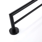 Matte Black 304 Stainless Steel Towel Rail Double 1412B