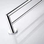 Polished chrome 304 Stainless Steel Towel Rail Double 1412