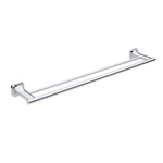 Zinc Alloy Chrome Plated Bathroom Towel Rail Double 3912