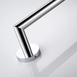 Polished Chrome Bathroom 304 Stainless Steel Towel Rail Single 1411