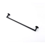 Bathroom Matte Black 304 Stainless Steel Towel Rail Single 1411B