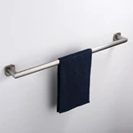 Bathroom Brushed Nickel Brass Material Towel Rail Single 9011n