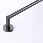 Bathroom 304 stainless steel Gunmetal Bathroom Towel Rail Single