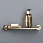 304SS Brushed Brass Metal Shelf