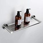 Brushed Metal Shelf For Bathroom