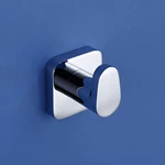 Solid Brass Square Bathroom Robe Hook With Chrome