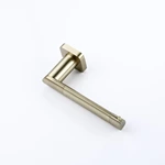 Wall-mounted Brass Square Bathroom Brushed Brass Toilet Paper Holder