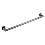 Bathroom Brass Square Bathroom Single Towel Rail Gunmetal