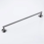 Bathroom 304 Stainless Steel Brushed Nickel Towel Rail Single 1411BN