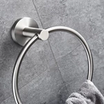 Brushed Nickel Stainless Steel Towel Ring 1404bn