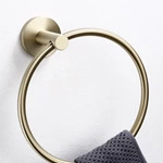 Brushed Brass Stainless Steel  Towel Ring 1404bb