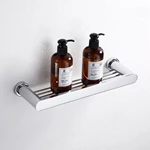 Brass Matte Black Shampoo Shelf 2806