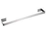 Bathroom Wall-mounted Square Towel Rail With Brushed Finishing 6011