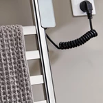 Bathroom Polished Chrome Heated Towel Rail 14 Bar