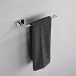 Square bathroom towel ring with chrome plated