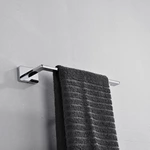 Square bathroom towel ring with chrome plated