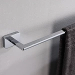 Chrome plated single towel rail 600mm