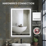 Bathroom Mirror Square With Moisture-proof Backing 2028