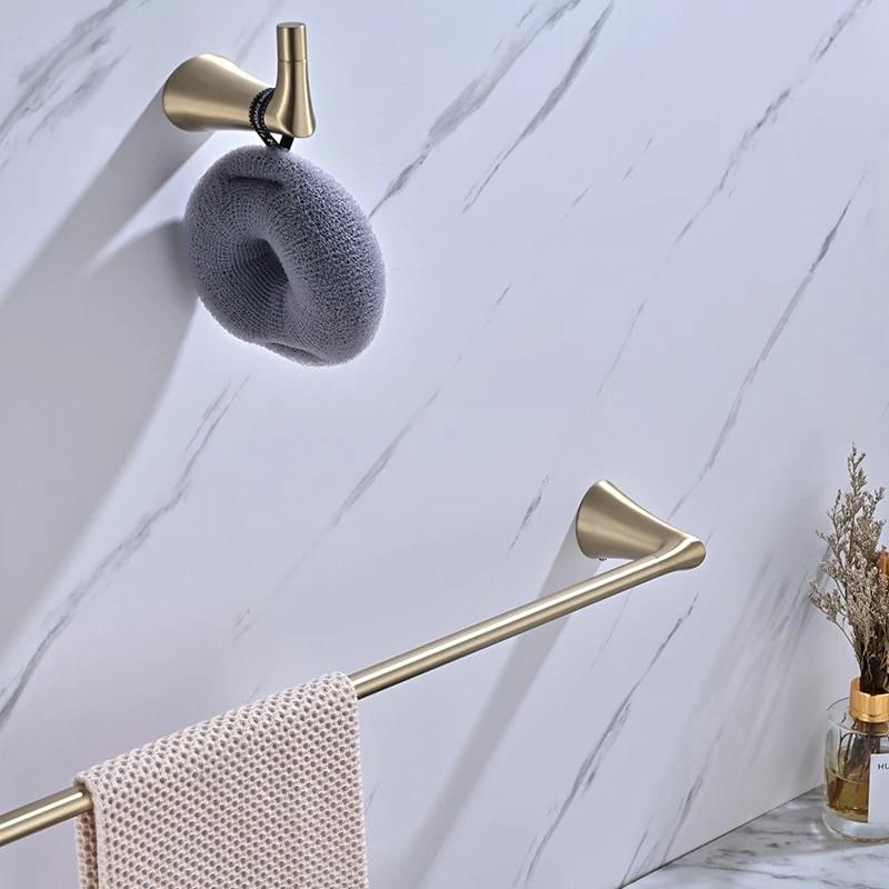 Bathroom 304ss Robe Hook With Brushed Nickel