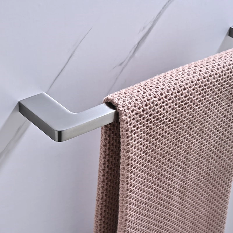 Square bathroom hand towel rail