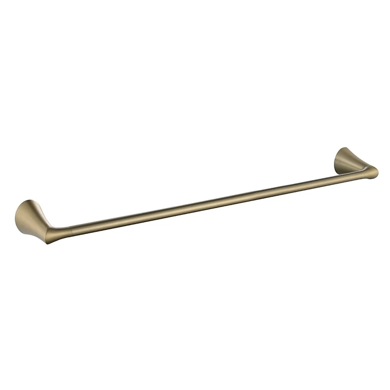 Bathroom Brushed nickel single towel rail