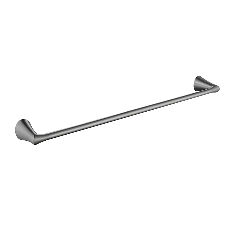 Bathroom Brushed nickel single towel rail