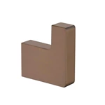 Bathroom square robe hook