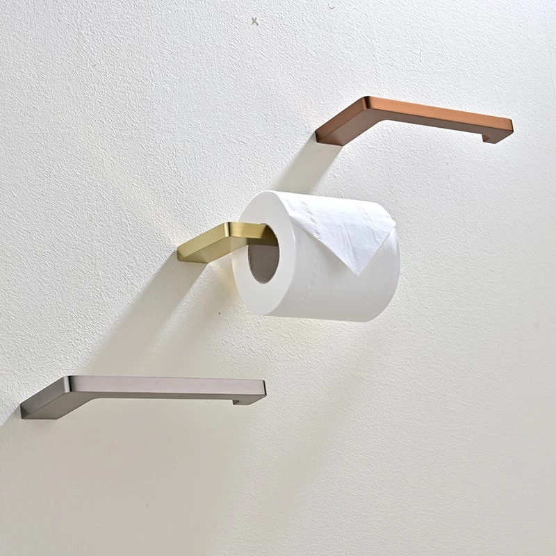Square bathroom toilet roll holder