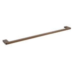 Bathroom brushed brass single towel rail