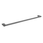 Bathroom brushed brass single towel rail