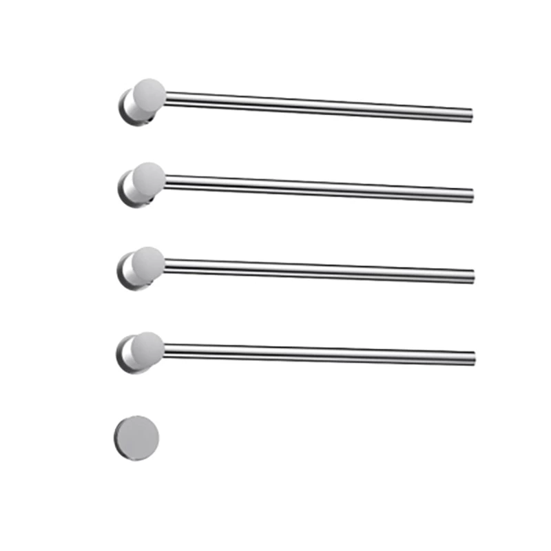 Bathroom Chrome Concealed Shu Heated Towel Rails 4 Bars
