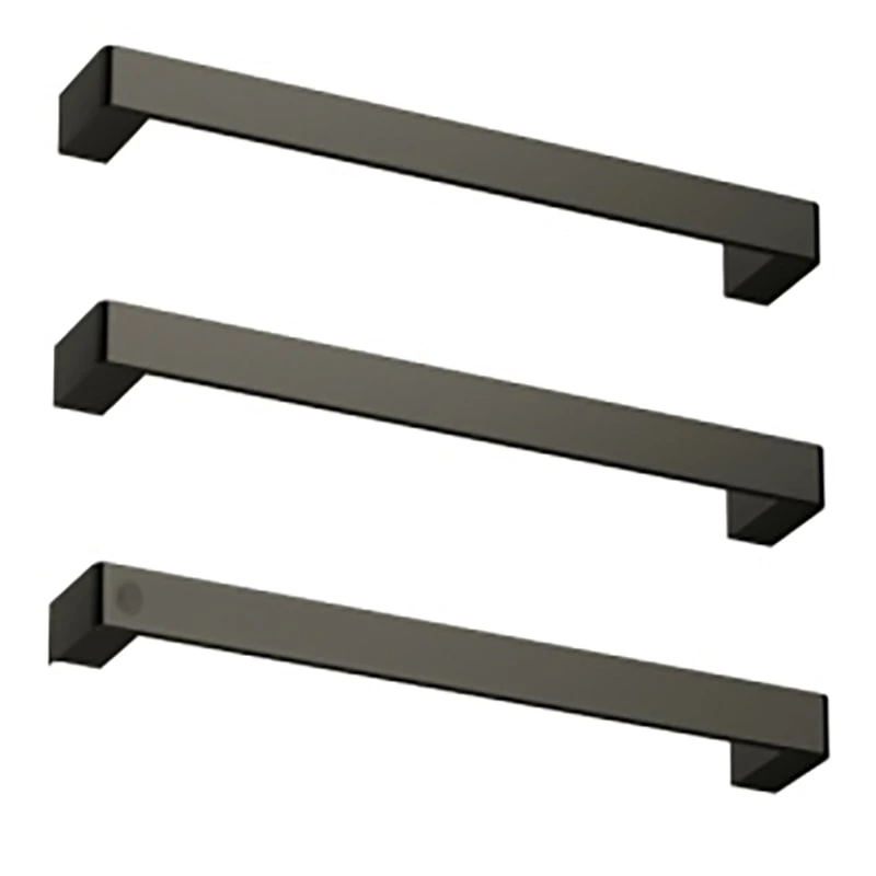 Bathroom Gunmetal Concealed Shu Heated Towel Rails 3 Bars